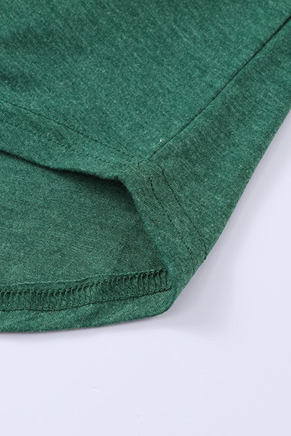 Green Girls Patchwork Short Sleeve Waffle Knit Top store1app