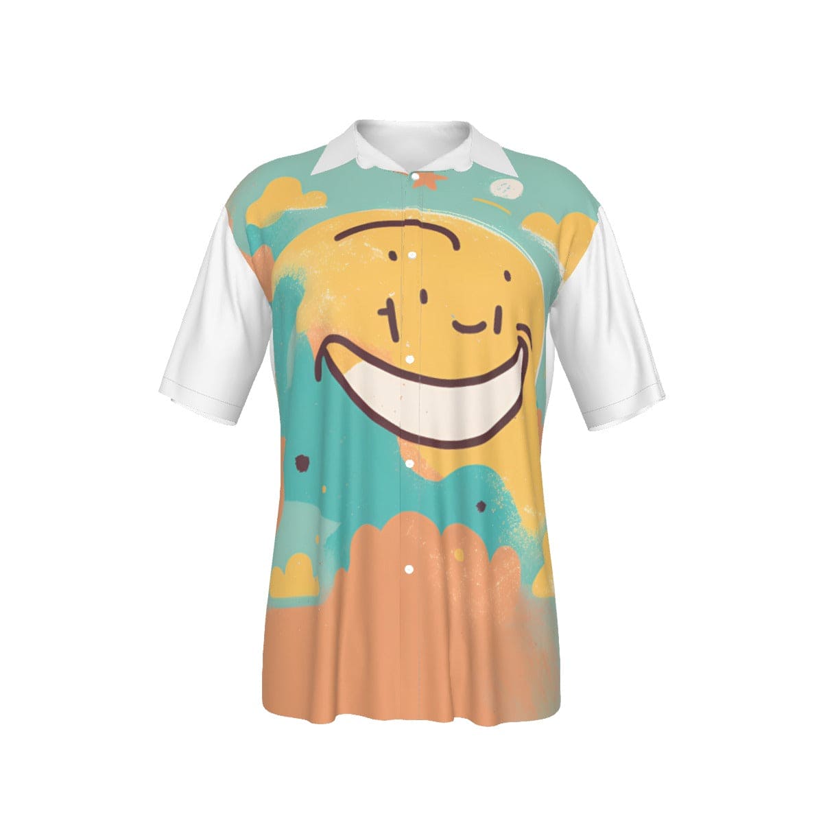 All-Over Print Men's Short Sleeve Shirt Yoycol