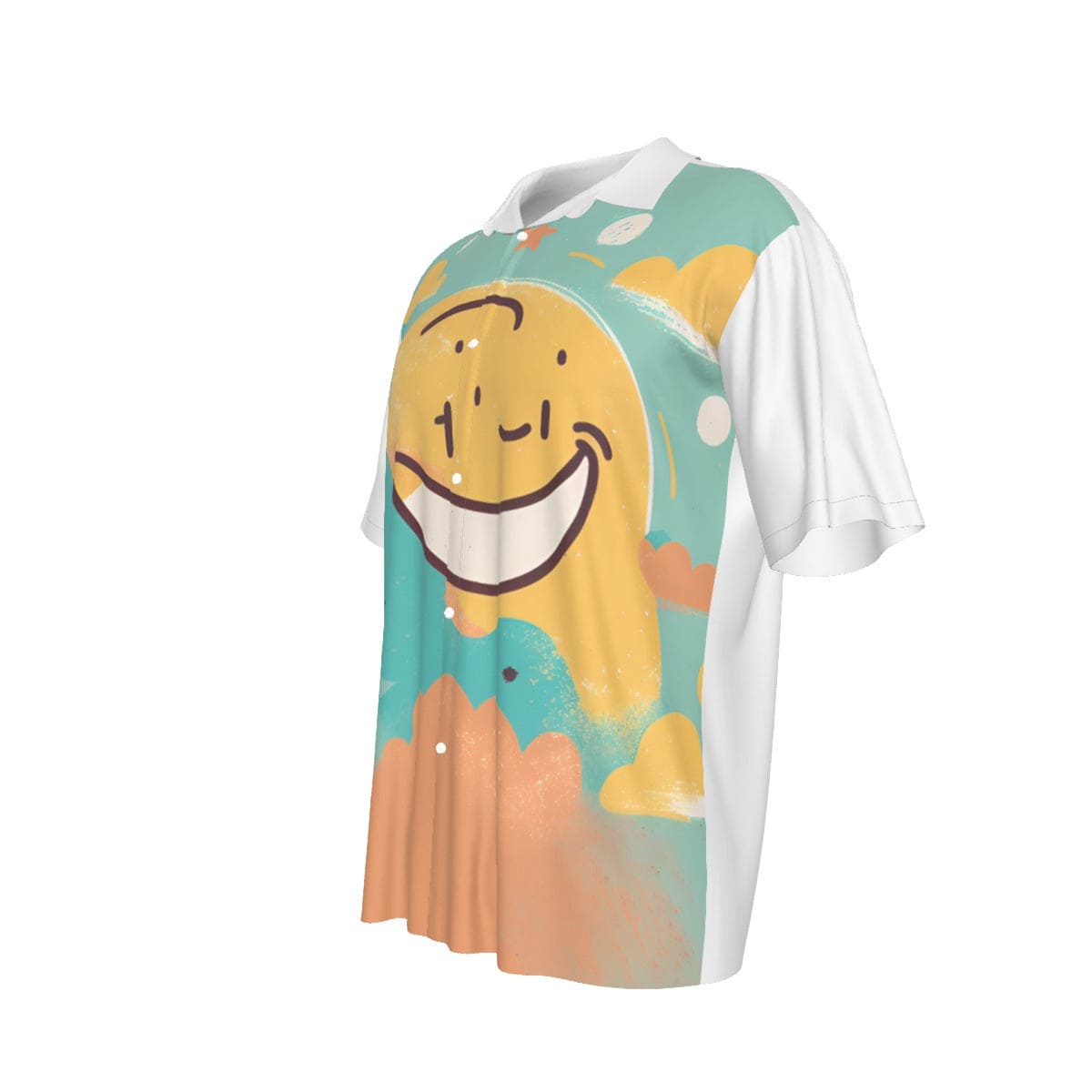 All-Over Print Men's Short Sleeve Shirt Yoycol