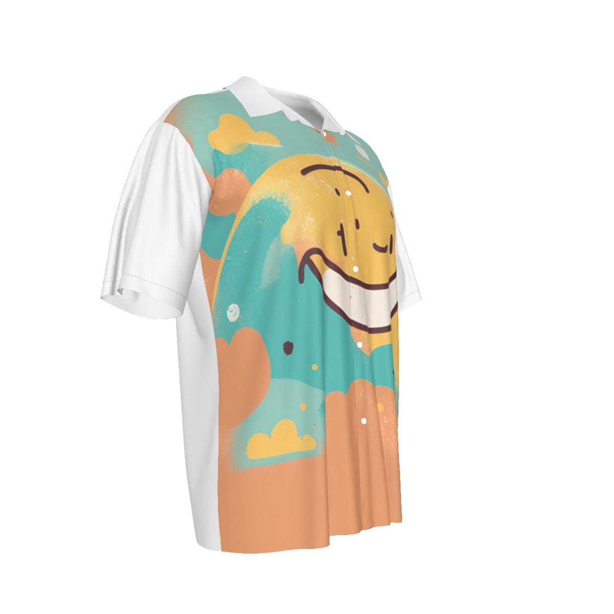 All-Over Print Men's Short Sleeve Shirt Yoycol
