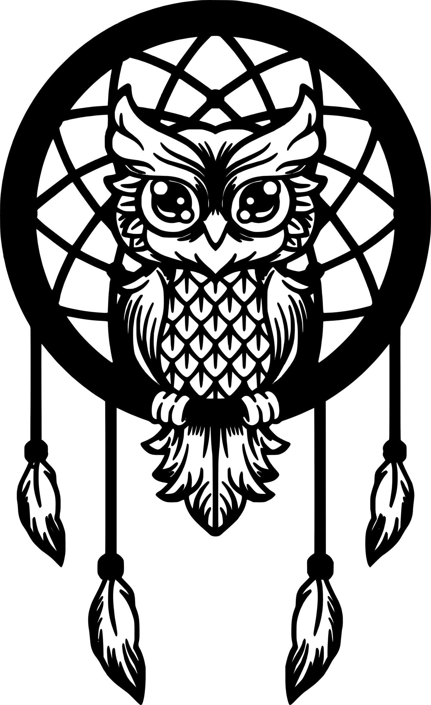 Owl Dream Catcher Nashville Metal Art