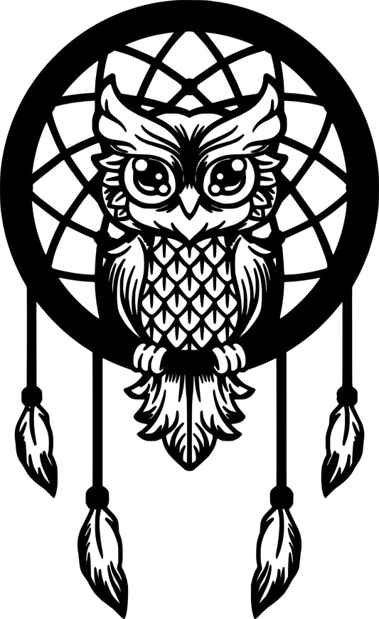 Owl Dream Catcher Nashville Metal Art